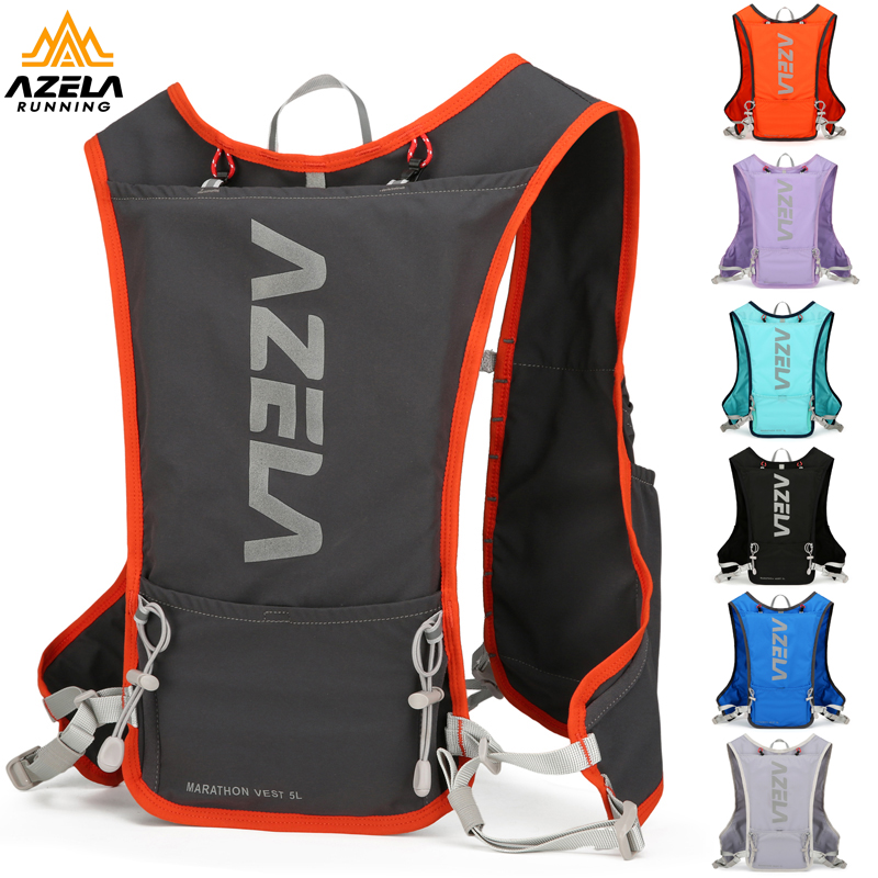 Azela hiking sports shoulder bag outdoor cycling backpack professional trail running vest bag cross-border water bag bag